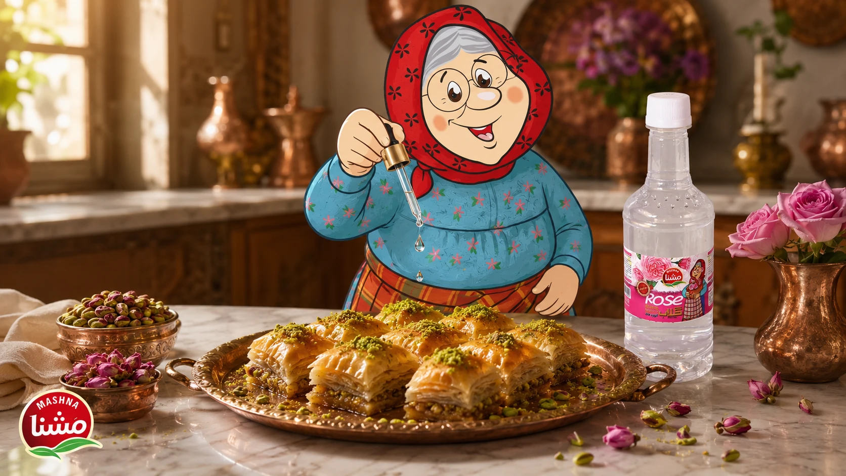 کاربردهای حرفه‌ای گلاب دو آتیشه در قنادی و آشپزی