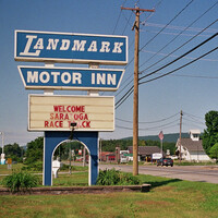 Crying at the Landmark Motor Inn