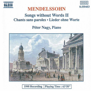 Lieder ohne Worte, Op. 19b: Lieder ohne Worte (Song without Words) No. 6 in G Minor, Op. 19, No. 6, "Venezianisches Gondellied" [Venetian Gondola Song]