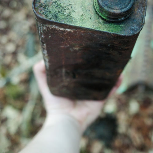 Rusted Cans in August Thunderstorms