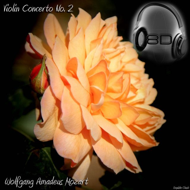 Violin Concerto No. 2 in D major, K. 211 - III. Rondeau. Allegro - Wolfgang Amadeus Mozart - 8D Binaural Remastered - Music Therapy