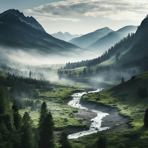 Cloudy Valley
