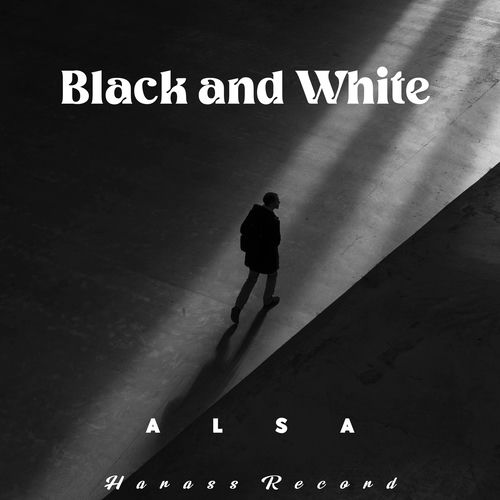 Black and white