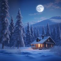 under frosted lights