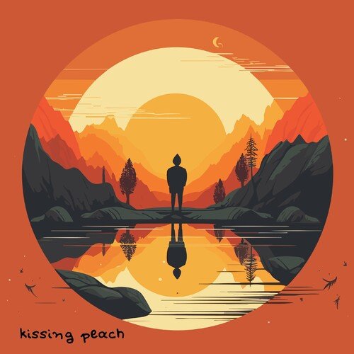 kissing peach