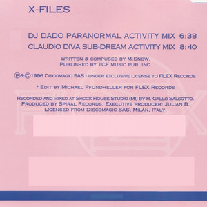 X Files - Dj Dado Paranormal Activity Mix